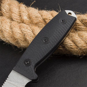 Americano tattico G10 manico 9 cr18 lama fissa coltello campeggio pieno Tang da caccia coltello con fodera K - Product Image 4