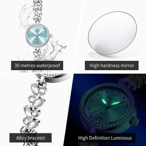 OLEVS 5679 <span class=keywords><strong>Montre</strong></span> à quartz élégante en acier inoxydable de luxe avec logo personnalisé Odm, calendrier diamant, étanche, lumineuse pour <span class=keywords><strong>femme</strong></span> - Product Image 6