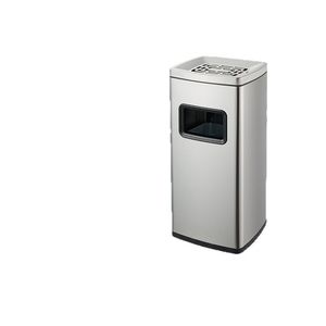Contenedor de reciclaje de acero inoxidable de gran capacidad, silencioso, de 30L, con pedal, para residuos de frutas, cubo para té, almacenamiento comercial - Product Image 1