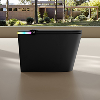 S002 Toilette intelligente haut de gamme à poser au sol, style américain, avec fonction de réduction du débit d'eau, pour la maison, avec commande vocale