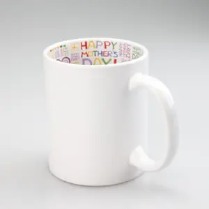 Caneca de subolmação para tema 11oz, caneca branca impressa de subolmação