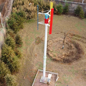 5kw 10kw 20kw 풍력 태양열 하이브리드 시스템 48v 120v 380v 수직 풍력 터빈 발전기 VAWT - Product Image 6