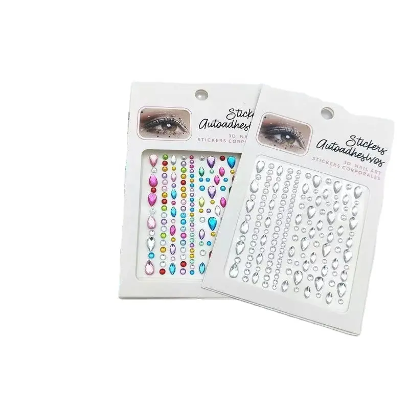 Beliebte neue Designs Wasserdichte Augenbrauen Holo graphic Face Makeup Tattoo Aufkleber