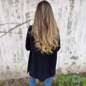 Pour <span class=keywords><strong>Amazon</strong></span> 2025 femmes veste en laine Long Cardigan bouton unique européen américain transfrontalier Style décontracté lâche revers XS pour - Product Image 4