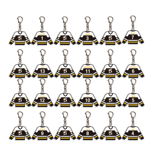 Cartoon Acrylic Sports Jacket <b>Keychain</b> Pendant UV Printing Fashion Trend Souvenir for Bag Accessories-New Jersey - Product Image 1