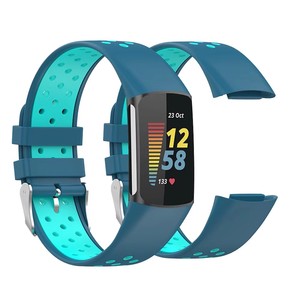 Correa de repuesto de silicona y caucho a prueba de golpes para reloj <span class=keywords><strong>Fitbit</strong></span> 5 - Product Image 2