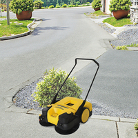 Nouvelle balayeuse à batterie 50L Walk-Behind Road Street Cleaner Big Small Fine Dust Brush Motor Core Components Farm Street