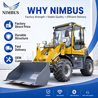 Caricatore Diesel NIMBUS Premium con Sistema di Trasmissione Automatica per Lavori in Frutteti e Aziende Agricole, Funzionamento Fluido e Prestazioni Elevate