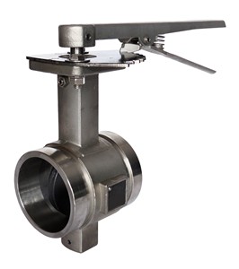 Disco de Hierro Dúctil de 4 Pulgadas y 300 PSI con Conexión Ranurada de Acero Inoxidable, Accionado por Palanca para Uso Industrial - Product Image 2