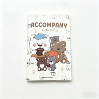 Carnet mignon avec design de personnage Stitch, format A5, carnet de notes cousu