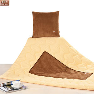 Yisidan – couverture d'oreiller de voyage, 28x28x14cm, rectangulaire, portable, couleur unie, rembourrage en polyester, pour salon et chambre à coucher - Product Image 3