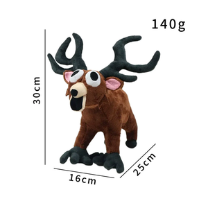 LINDA Bestsellers 99 Nights Horror Game Merchandise - Forest 99 Nights Moose Plush Toy Doll (en stock) - Product Image 2