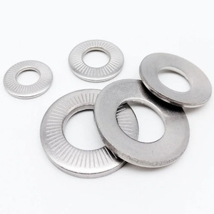 <span class=keywords><strong>Rondelle</strong></span> à ressort en acier inoxydable DIN 6796, <span class=keywords><strong>rondelle</strong></span> de blocage dentelée pour connexions boulonnées, joint élastique conique moleté - Product Image 2