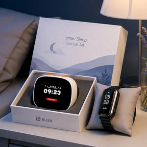 Coffret cadeau réveil intelligent avec affichage double alarme et housses de protection, design moderne pour un usage quotidien - Product Image 2