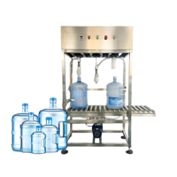 Machine de remplissage semi-automatique de bouteille d'eau de 3 5 gallons usine d'embouteillage machine de remplissage d'eau minérale de grand baril 2 4 têtes