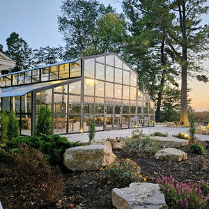 Tente de fête de mariage en aluminium transparente avec toit en PVC imperméable de luxe <span class=keywords><strong>pour</strong></span> l'extérieur, <span class=keywords><strong>jardin</strong></span>, serre - Product Image 2