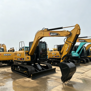Excavadora de cadenas SY75C de 7 toneladas, modelo 2023, cucharón de 0.28m, excavadora hidráulica con 43kW de potencia y alta eficiencia, suministro de fábrica - Product Image 5