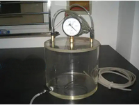 Testeur de pycnomètre à vide dispositif de saturation sous vide de roche