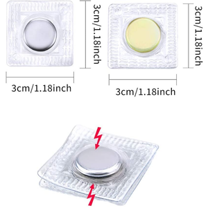 Matériau de <span class=keywords><strong>rideau</strong></span> magnétique <span class=keywords><strong>Aimant</strong></span> facile à utiliser <span class=keywords><strong>pour</strong></span> les revêtements de fenêtre Aimants de couture - Product Image 1