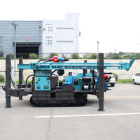 Foreuse pneumatique de puits d'eau de grande envergure 500m, vente directe usine, machine de forage de puits d'eau hydraulique diesel