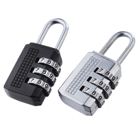 Candado de Combinación Pequeño de 3 Dígitos para Equipaje, Candado de Contraseña para Maleta, Candado de Combinación Mini para Viaje, en Stock