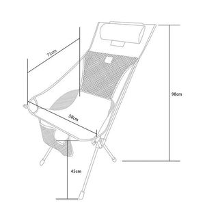 High Quality Heavy Duty Outdoor Folding Beach Office Camping Backpack Comfortable Sleeping Portable Foldable Chair - Product Image 6