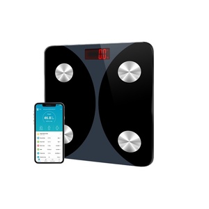 Hochwertige Haushaltswaage mit LCD-Digitalanzeige Präzise Geschäfts-Waage mit Bluetooth Körperfettwaage für Erwachsene - Product Image 2