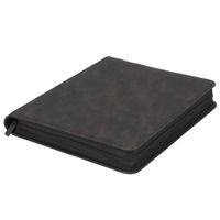 Porte-cartes en cuir PU avec fermeture éclair, 252 pochettes, 12 pochettes par page, album de cartes à chargement latéral pour cartes Pokémon TCG, cartes de baseball, cartes sportives