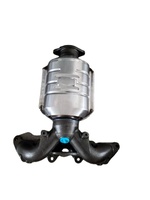 Konverter Katalitik Antian Baja Tahan Karat Euro VI Retrofit/Upgrade untuk Hyundai Elantra 2004-2012 Tiburon 2007-2008