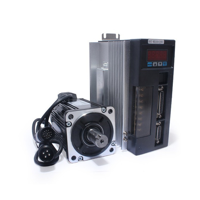 220V 750W 3000RPM 2.4N.m 90ST-M02430 0.75KW Servo Motor AC Motor With Servo Drive AASD-15A for Actuator
