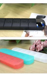Weekly Pill Organizer Box for Daily Medication Storage Travel Medicine Case Portable 7 Day Pill Box Multiple Colors - Product Image 4