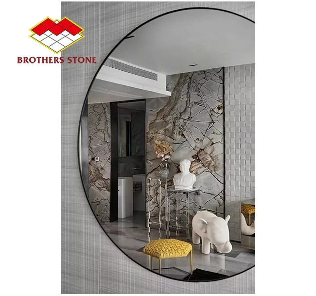Roman Impression Luxury stone tv background decorative wall panel for home living room bathroom bedroom