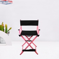 Chaise de maquillage pliable légère de haute qualité en alliage aluminium/bois, design moderne pour l'extérieur et les loisirs, modèle Directeur