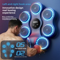 Machine de boxe musicale intelligente suspendue pour PVC, cible électronique d'intérieur pour coup de frappe, boxe professionnelle
