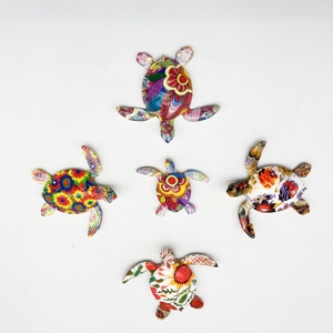 Statues de tortues en résine, figurines de tortues, ornement de tortue, décoration de table artisanale, souvenirs des Maldives, sculpture de tortue, statue personnalisée - Product Image 3