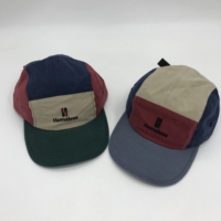 Casquette de sport de plein air personnalisée de haute qualité en gros, protection solaire UV, casquette de camping en nylon à cinq panneaux, casquette de camping vierge à cinq panneaux