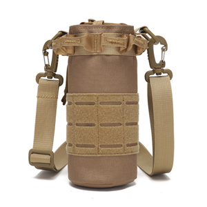 DFB111 Funda táctica Molle para botella de agua, bolsa de nailon con corte láser para cantimplora, funda para cantimplora, bolsa para hervidor de viaje al aire libre - Product Image 1