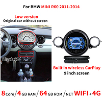 Krando 9 "Android Auto Radio pour BMW Mini Cooper R55 R56 R60 2007 - 2014 Autoradio Multimédia Support Sans Fil Carplay 4G WIFI