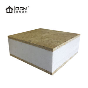 Panneaux sandwich en fibre-ciment ignifuges et isolants thermiques Eps Xps <span class=keywords><strong>OSB</strong></span> SIP Panneau mural ignifuge Panneau de toiture isolé structurel - Product Image 6