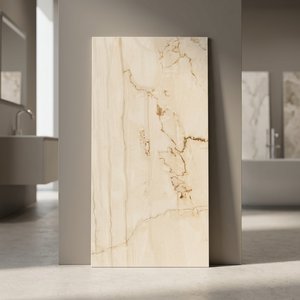 Katni Beige 800x1600mm Indian Made Marble Look Porcelain Tiles 9mm Glossy <b>Matte</b> Finish <b>Floor</b> And Wall Tiles - Product Image 2