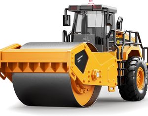 Dwi Dowellin Giocattoli di Costruzione in Metallo per Bambini - Rullo Compattatore, Veicolo da Cantiere con Luci e Suoni, Modellino <span class=keywords><strong>Auto</strong></span> in Metallo Pressofuso - Product Image 1