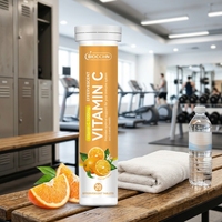 Comprimés effervescents de vitamine C haute concentration, complément alimentaire pour l'équilibre nutritionnel quotidien
