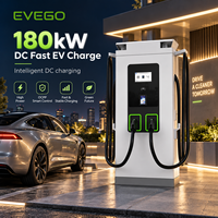 EVEGO 120-180kW Borne de Recharge Rapide DC pour Véhicules Électriques à Double Pistolet, Montage au Sol, Étanche, Certifiée TUV CE, Écran Tactile, Nouvelle Génération