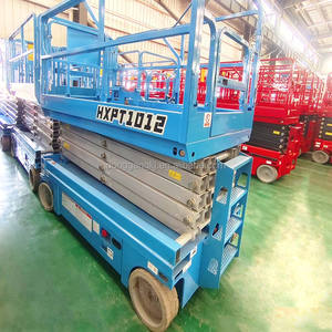 Pengambil pesanan udara pengendali bahan elektrik penuh, gunting hidrolik kerja ditinggikan baterai asam timbal bersertifikat CE - Product Image 6