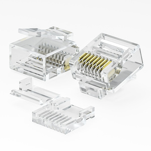 Ngắn Cáp mạng Ethernet với 8-pin nam RJ45 nối kim loại FTP STP 8P8C Modular cắm Viễn Thông bộ phận - Product Image 2