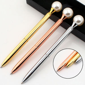 ปากกาลูกลื่นดีไซน์แปลกใหม่ประดับคริสตัลมุกโลหะ ปลายเพชร สำหรับโปรโมชั่น โฆษณา ของขวัญสั่งทำพิเศษ ผลิตเองได้ - Product Image 3