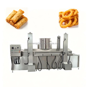 Freidora Comercial Eléctrica a Gas de Acero Inoxidable para Frituras Continuas de Nuggets, Nueces, Papas Fritas y Otros Alimentos - Product Image 1