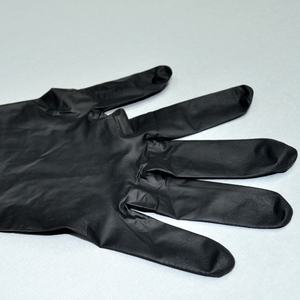 Guante de nitrilo de alta resistencia de 5mil Guante de campo petrolífero azul negro Impermeable industrial I-Glove - Product Image 5