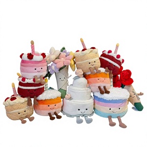 Jellycat Cake Plush Bouquet Muñeco de <span class=keywords><strong>Peluche</strong></span> Portátil, Juguete Suave y Adorable, Venta al por Mayor - Product Image 1