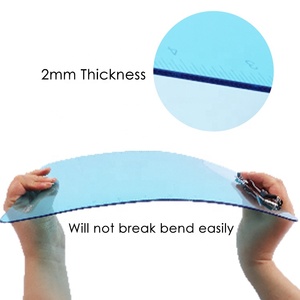 Portablocco FOSKA <span class=keywords><strong>Formato</strong></span> <span class=keywords><strong>A4</strong></span> Standard con Righello in Plastica e Clip a Basso Profilo per Forniture da Ufficio e Scolastiche - Product Image 5